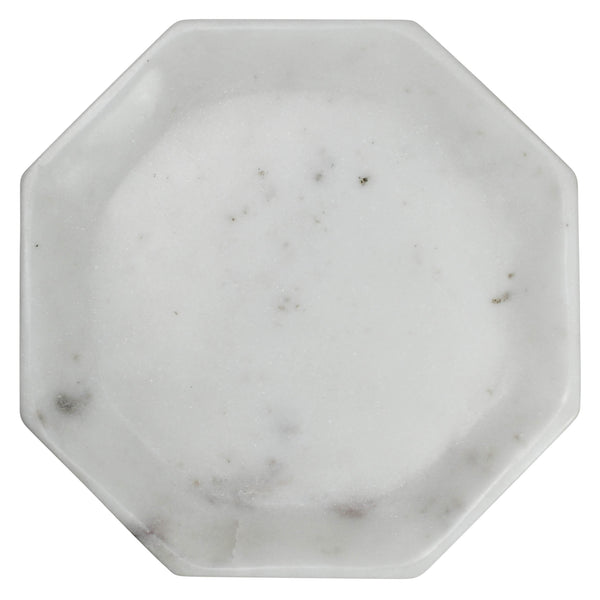 Essex Octagon Plate, Marble - Sm