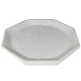 Essex Octagon Plate, Marble - Med