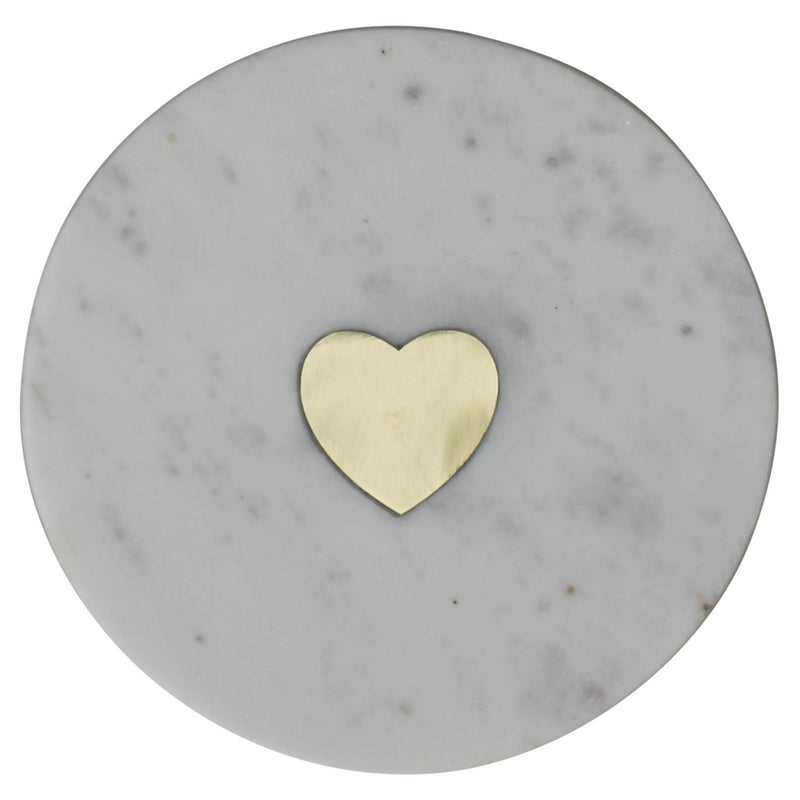 Inlaid Marble Tray - Heart