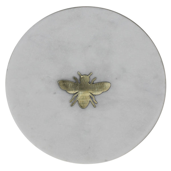 Inlaid Marble Tray - Bee