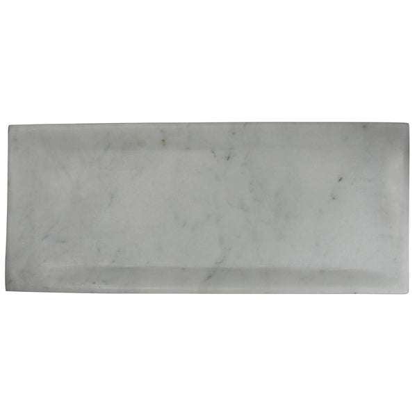 Essex Rectangle Plate, Marble - Med