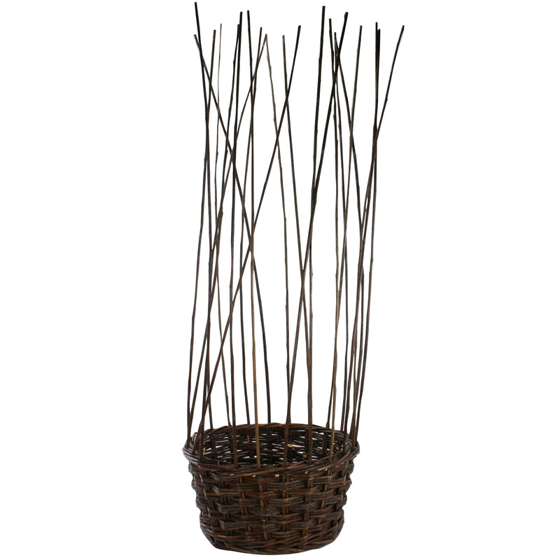 Set of 2 Willow Gathered Baskets