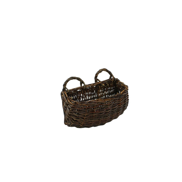 Willow Rect Wall Basket - Sm - Natural