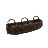 Willow Rectangle Wall Basket, Lrg