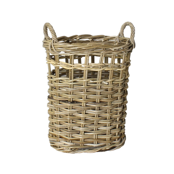 Newhaven Rattan Umbrella Baskets, Set of 2