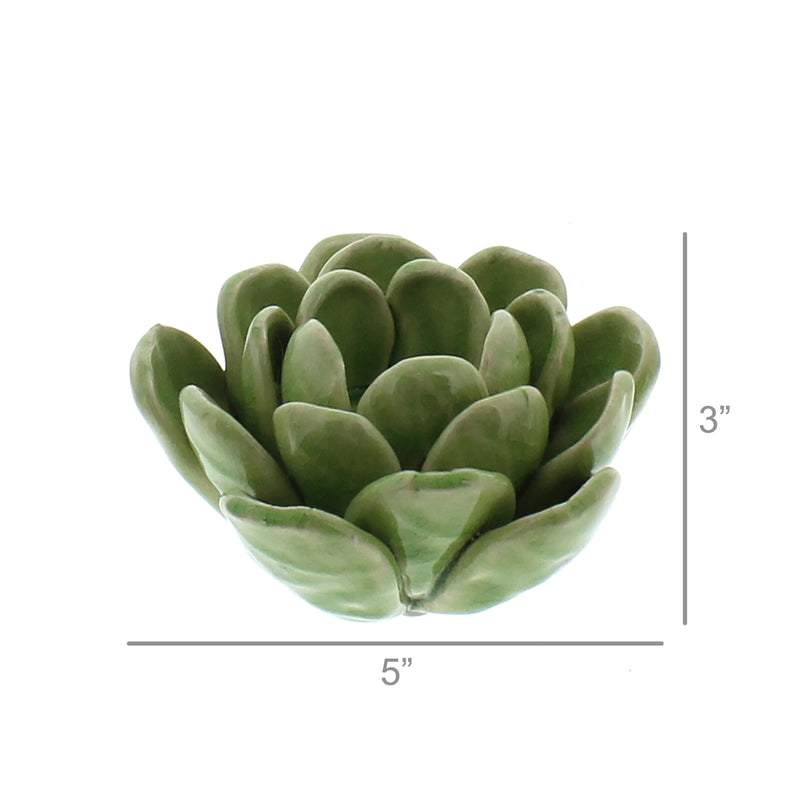 Succulent Tealight Holder - Green