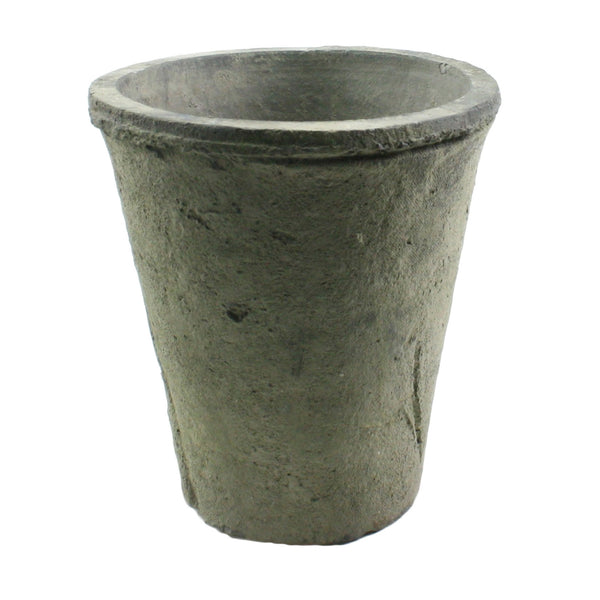 Rustic Terra Rose Pot - Sm - Moss Grey