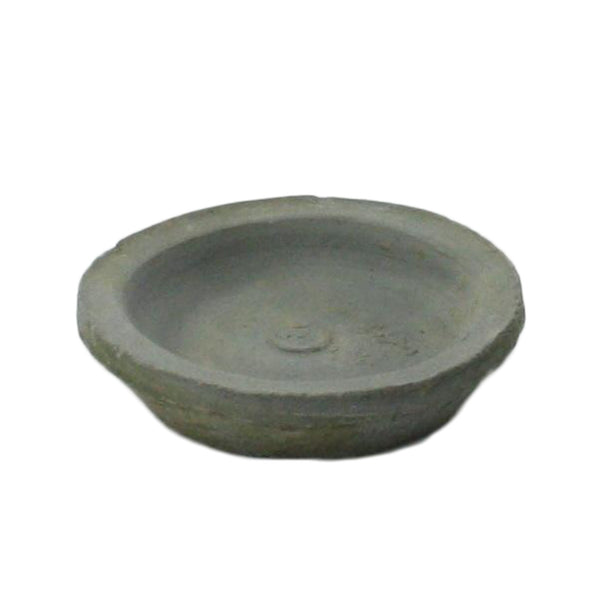 Rustic Saucer 3.5 in - Moss Grey