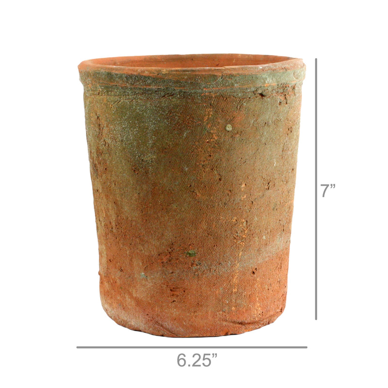 Rustic TerraCylinder - Lrg - Antique Red