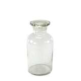 Pharmacy Jar with Stopper - Med - Clear