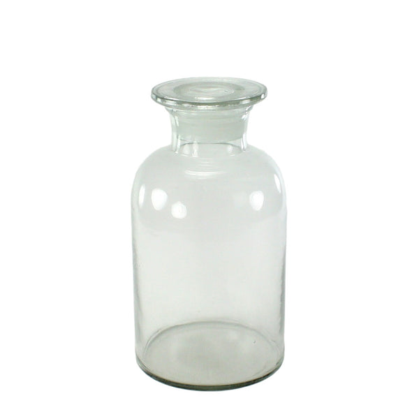 Pharmacy Jar with Stopper - Lrg - Clear