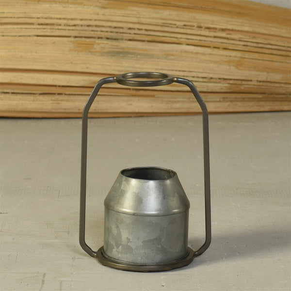 Napa Vase, Metal & Zinc - Round - Zinc