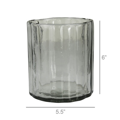 Adra Vase, Glass - Lrg