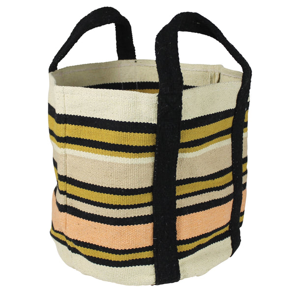 Neema Tote, Cotton, Multi Stripe