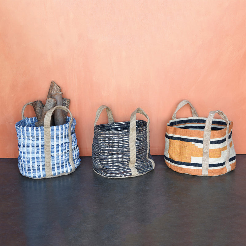 Woven Storage Denim Basket