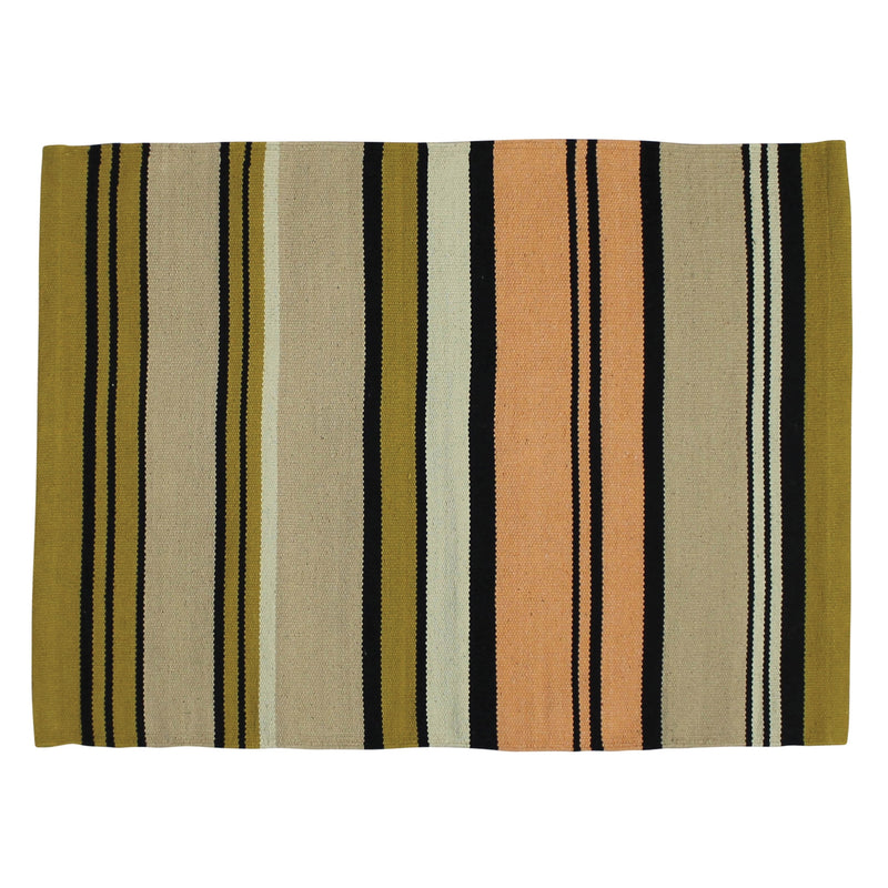 Neema Rug, Cotton, Multi Stripe - 2x3