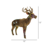 Bavarian Forest Stag Standing - Lrg - Deep Brown