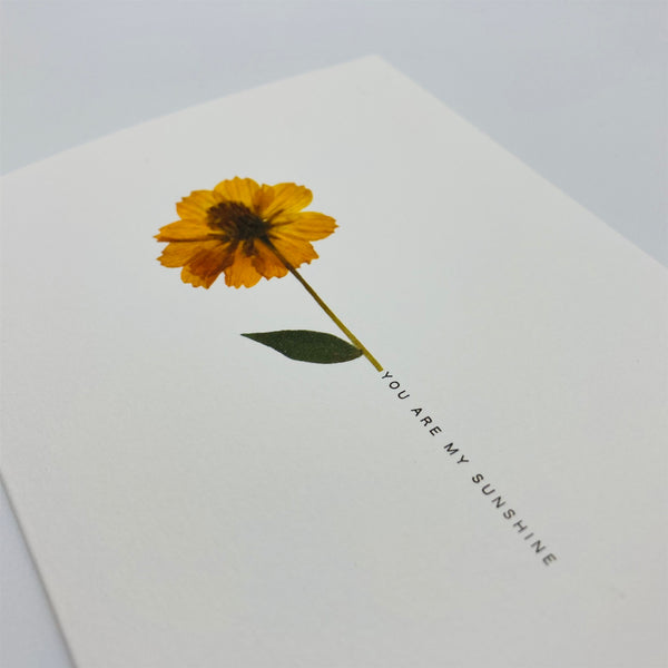 You Are My Sunshine Card