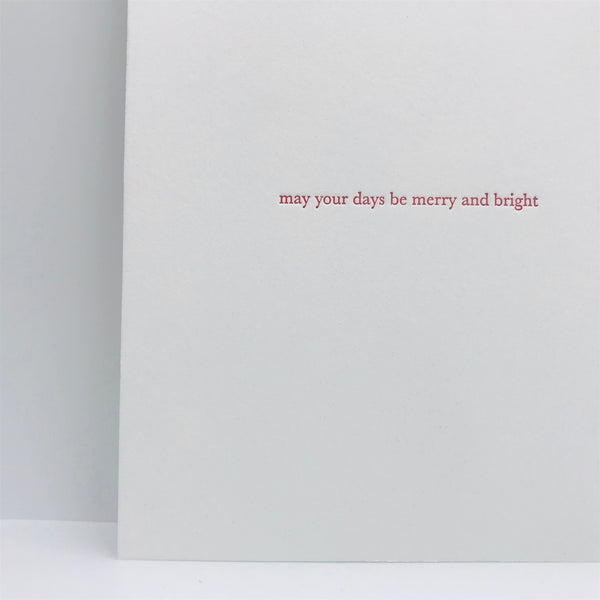 Merry and bright Card