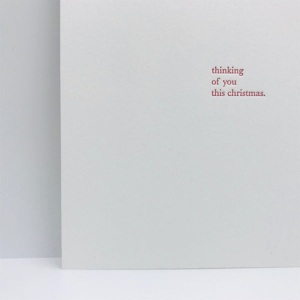 Thinking of you this Christmas Card