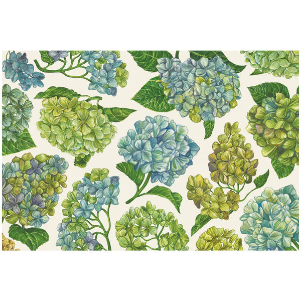 Blooming Hydrangeas Placemat - pad of 24