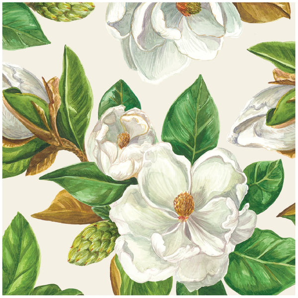 Magnolia Cocktail Napkin - pack of 20