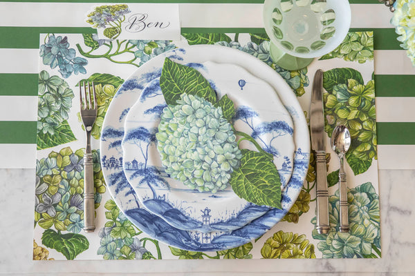 Blooming Hydrangeas Placemat - pad of 24