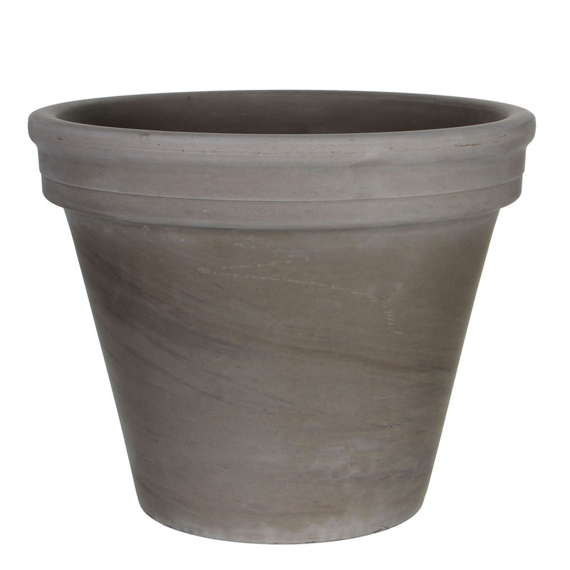 Stan Large Terracotta Grey Basalt Pot-ST -Grey