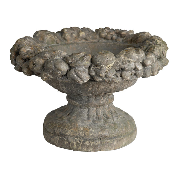 Aged Fruit Garland Urn