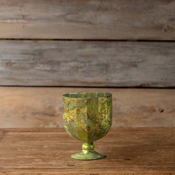 ANTIQUE OLIVE CHALICE SMALL