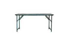 Vintage Folding Table Blue