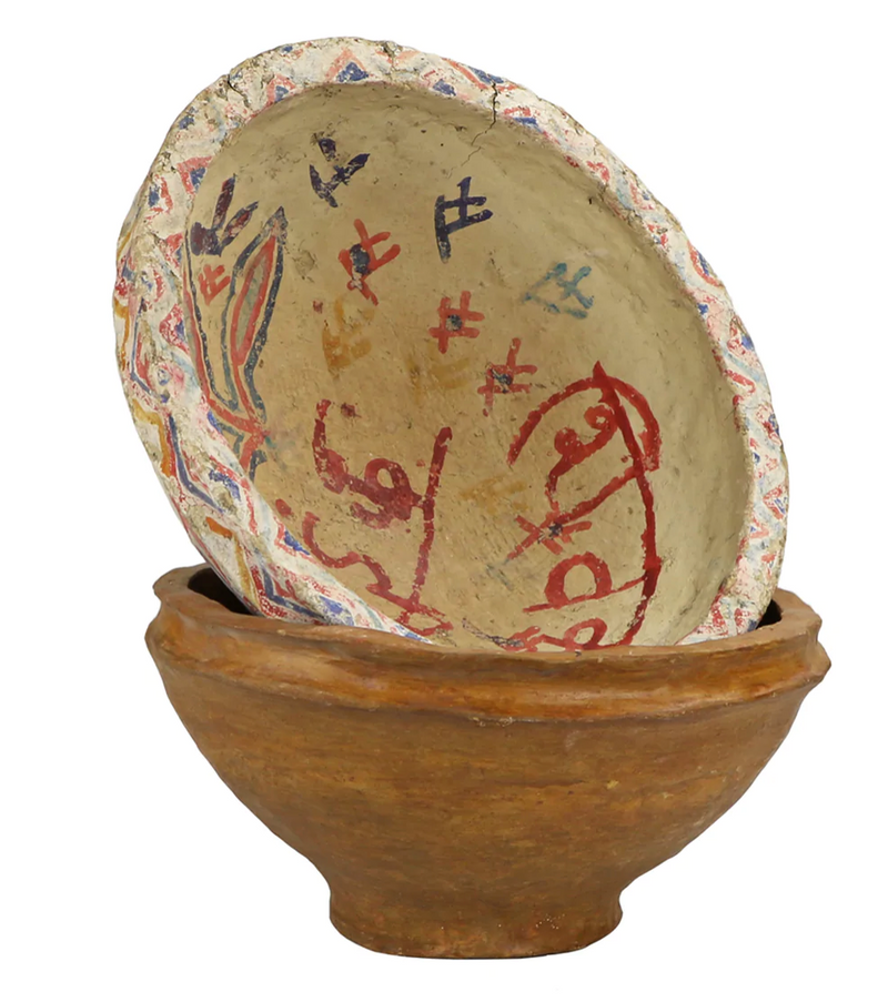 Paper Mache Villager Bowl