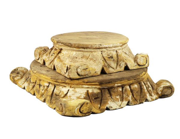Carved Pillar Base, Small