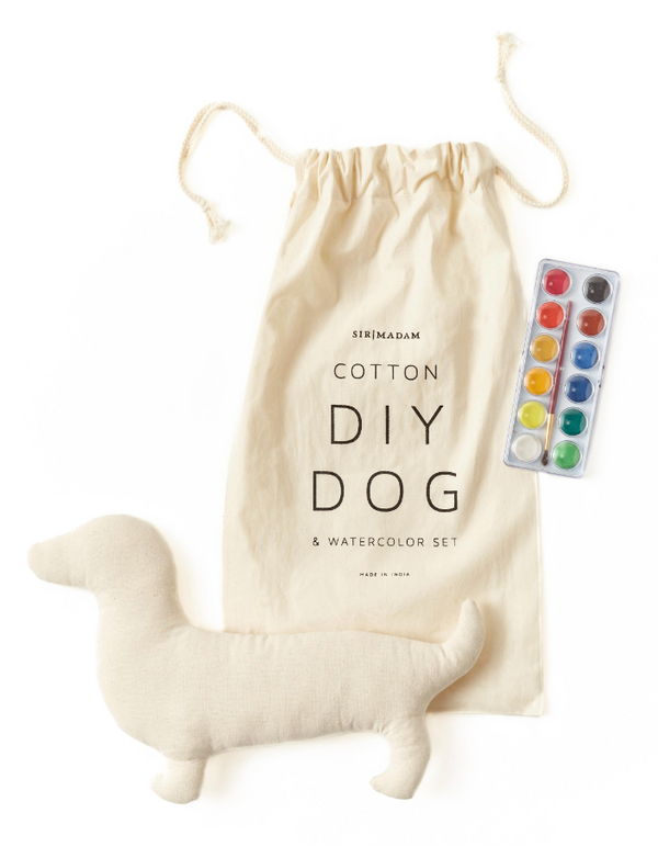 Dog & Watercolor Set Oat