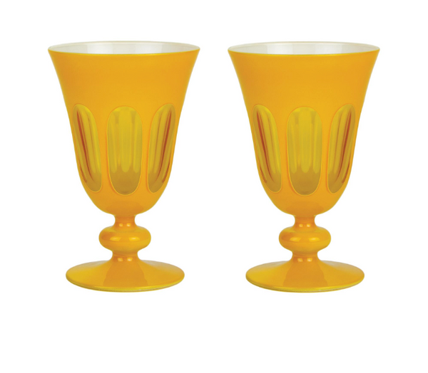 Rialto Glass Tulip Saffron