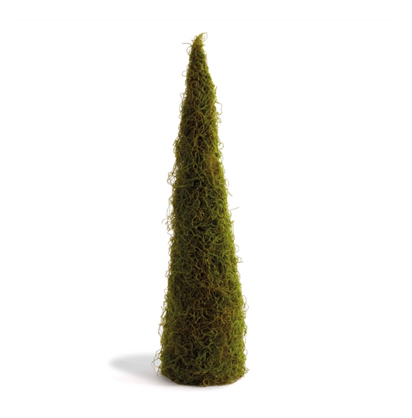 MOSSY CONE TOPIARY 41"H