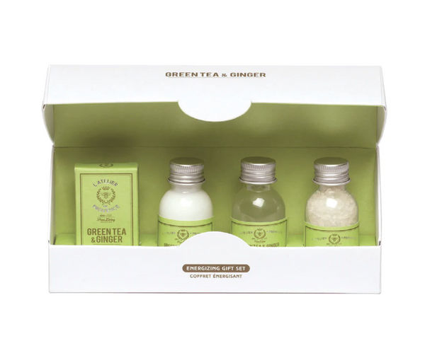 Green Tea & Ginger Energizing Gift Set