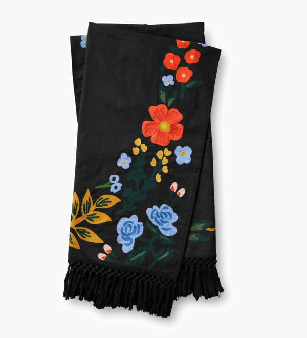 Luxembourg Embroidered Throw