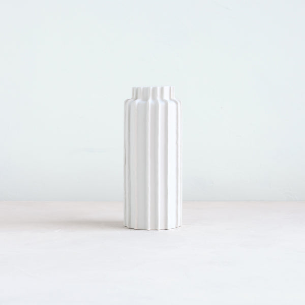 Ceramic Cylinder Vase - Tall