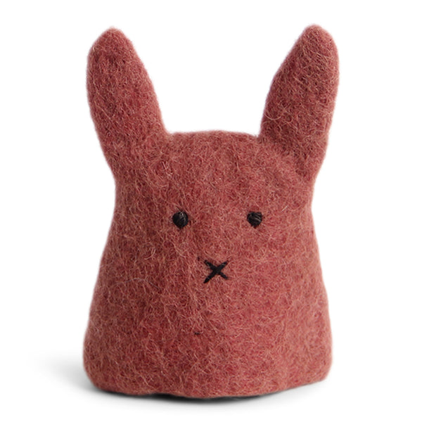 Felt Egg Cosy, Bunny, Red