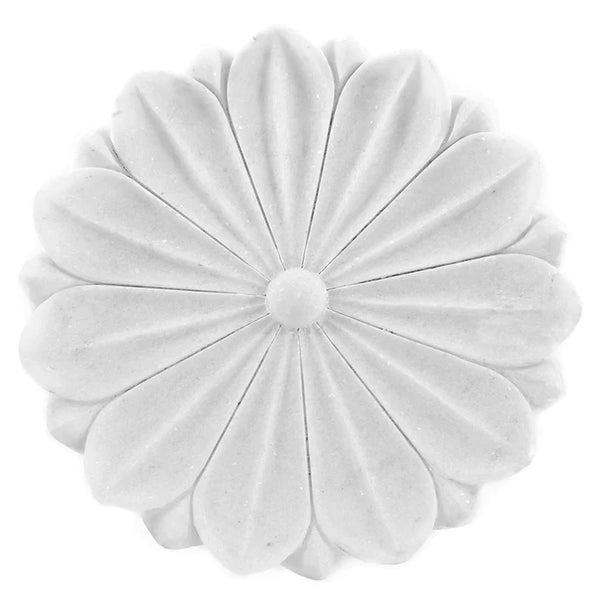 Marble Lotus Flower Snack Tray