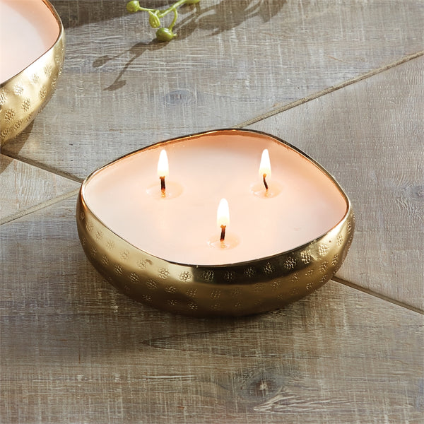 CASHMERE 3-WICK CANDLE TRAY