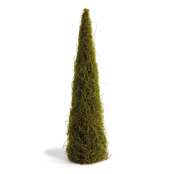 MOSSY CONE TOPIARY 33"H